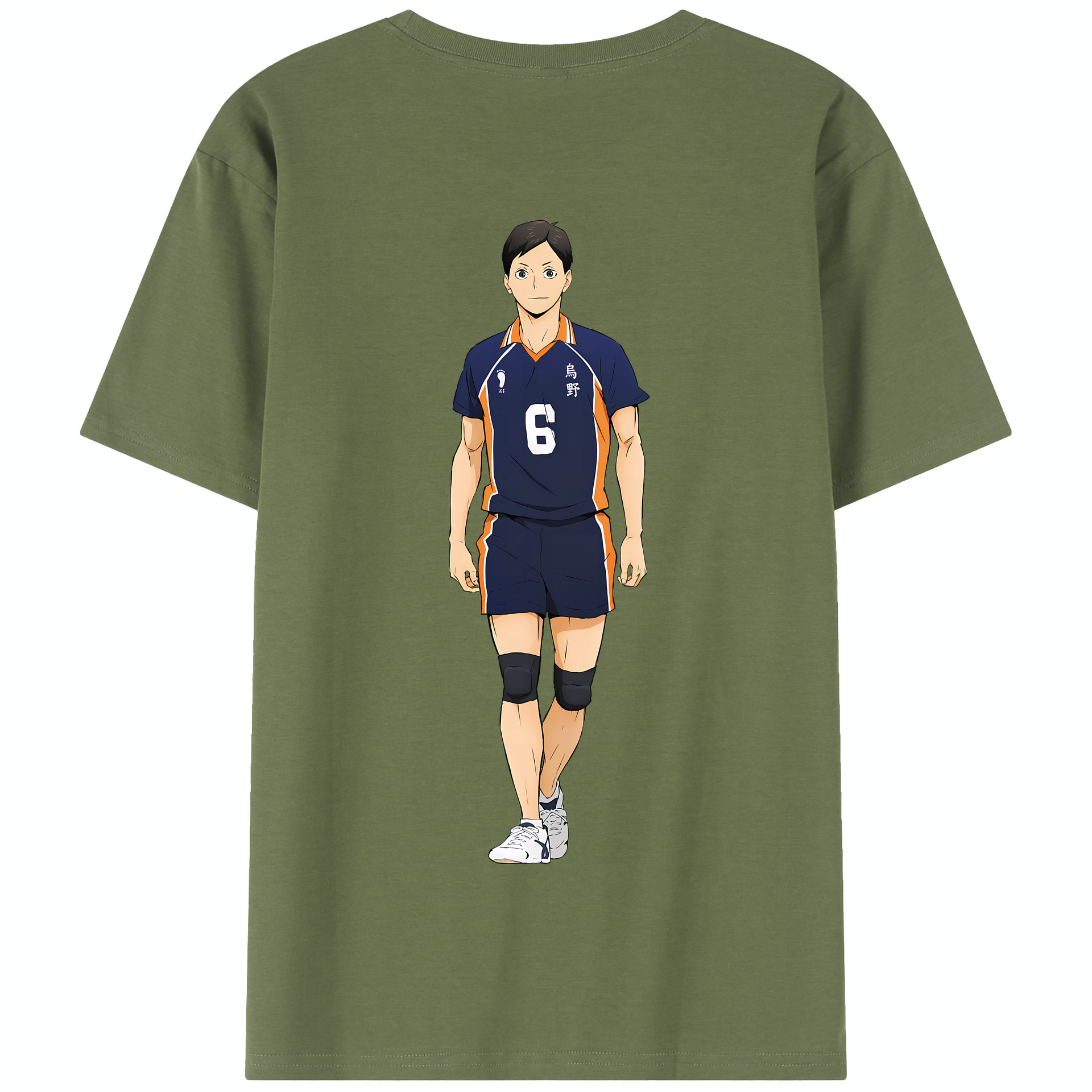 （画像用） ハイキュー!! Haikyu!! 綿100％半袖Tシャツ（背面プリント）